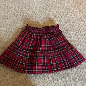 Crewcuts Red and Black Plaid Skirt